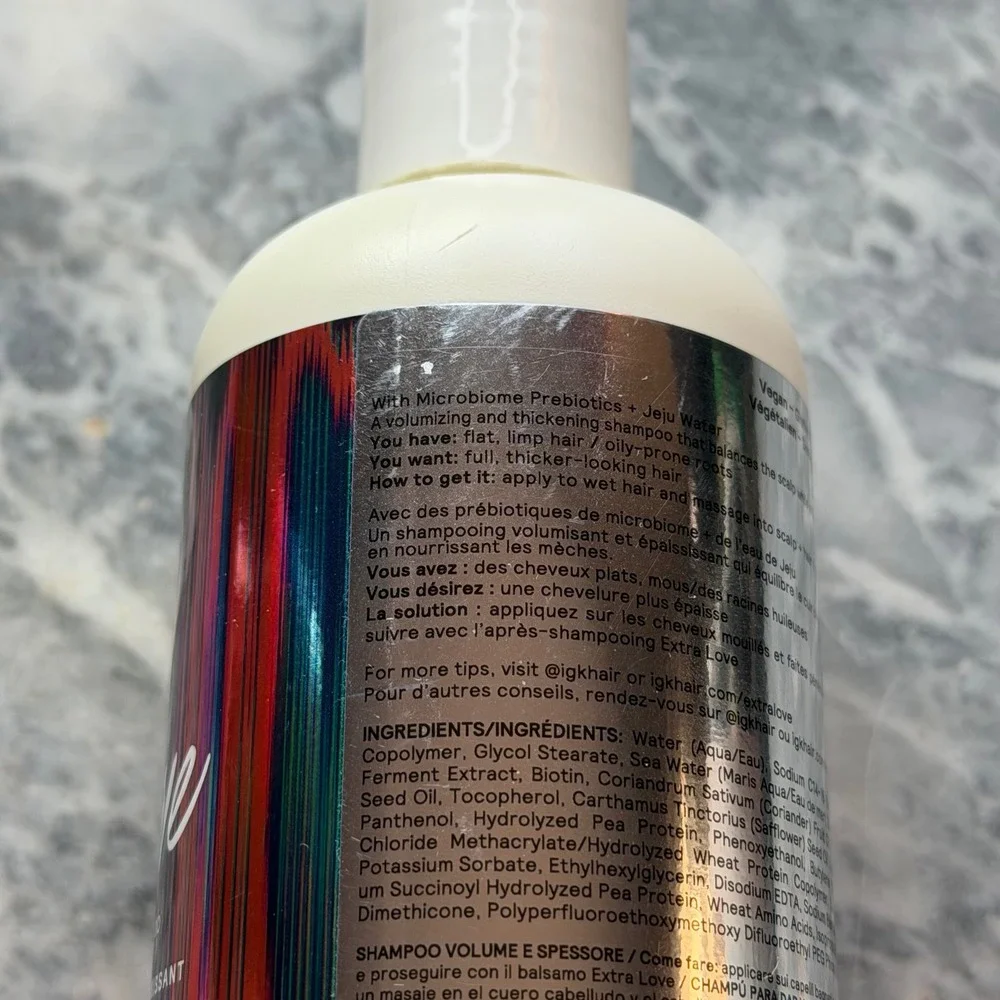 IGK Extra Love Volume & Thickening Shampoo